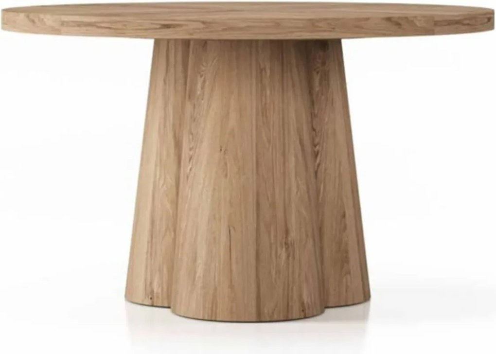 Masă lemn masiv Dining Cloud 130 (+50) x 77 cm