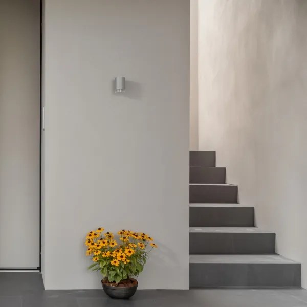 Brilagi - Aplica LED RGBW de exterior pentru perete MATERA 1xGU10/6W/230V gri IP54