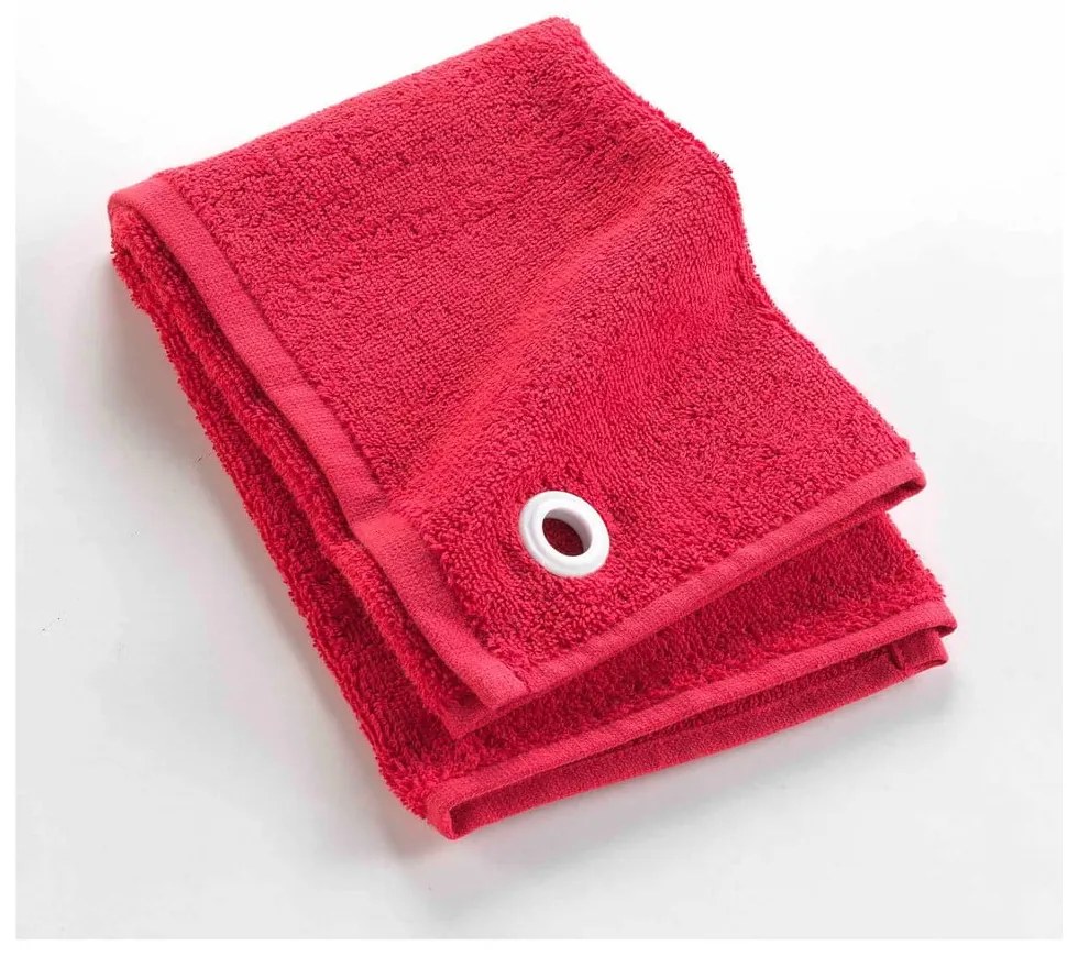 Prosop roșu din bumbac din frotir 50x50 cm Cuistot – douceur d'intérieur