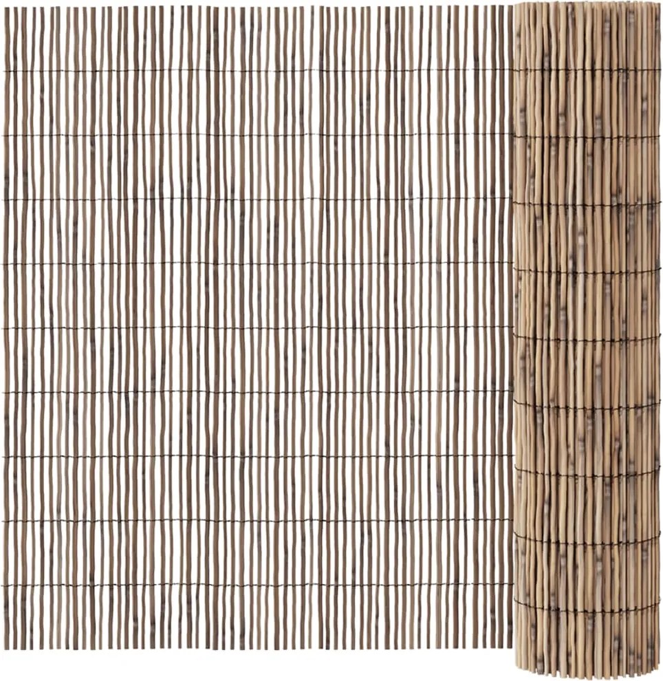 vidaXL Gard de grădină, 300x90 cm, stuf