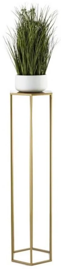 Suport pentru flori 100x24 cm, culoare aurie