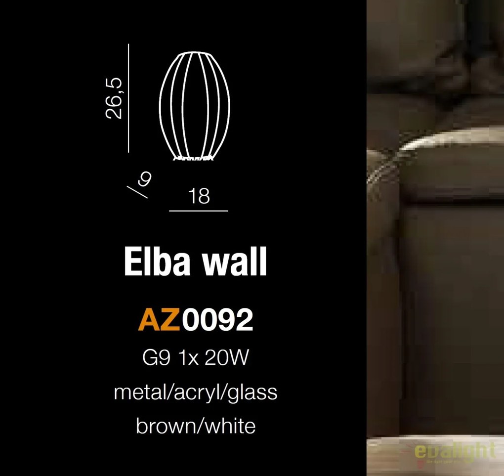 Aplica perete design modern Elba