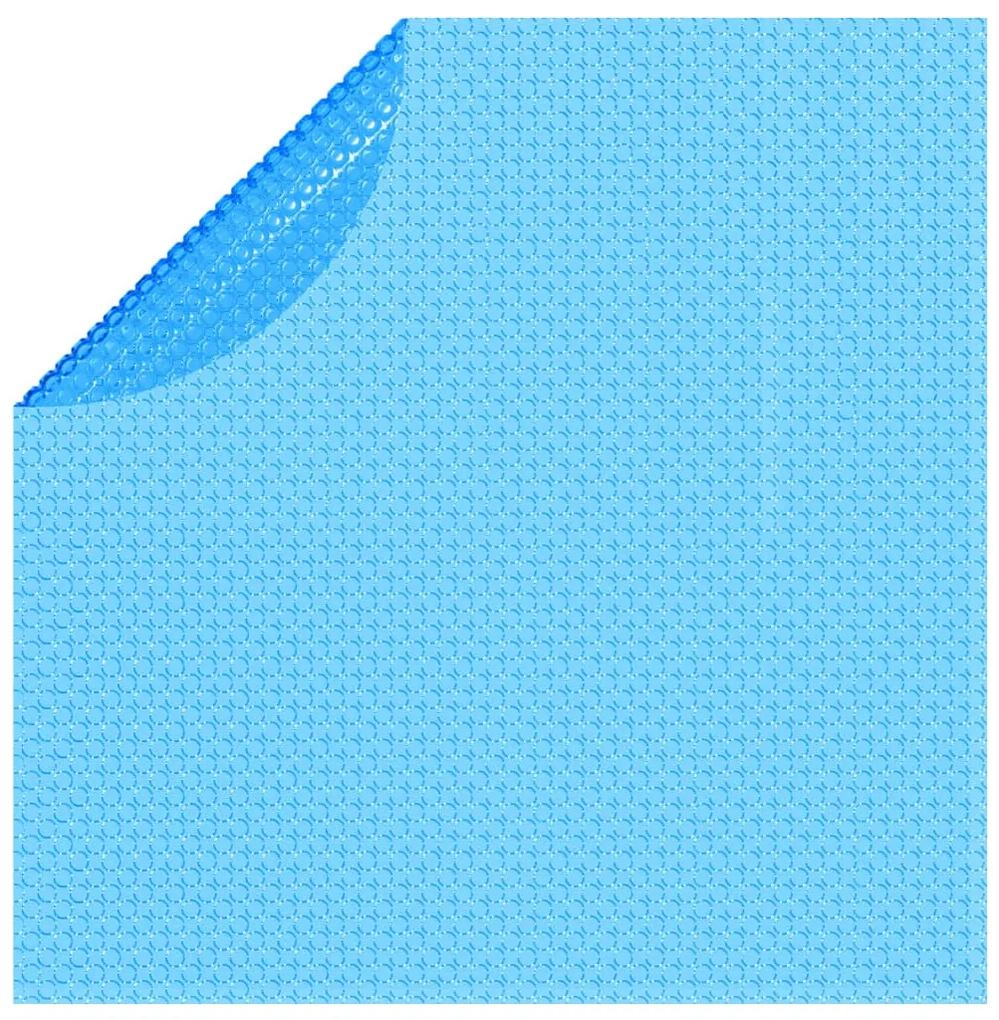 Folie solara plutitoare piscina, rotunda, PE, 455 cm, albastru 1, Albastru, 455 cm
