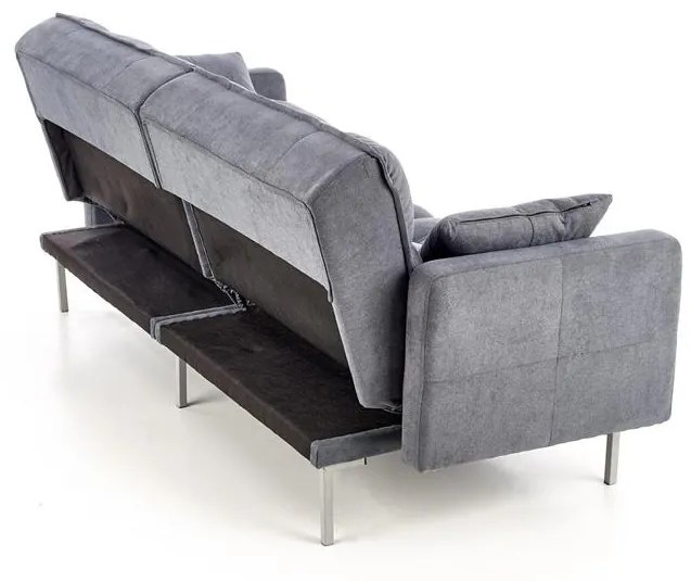 Canapea extensibila Roberto gri - H86 cm