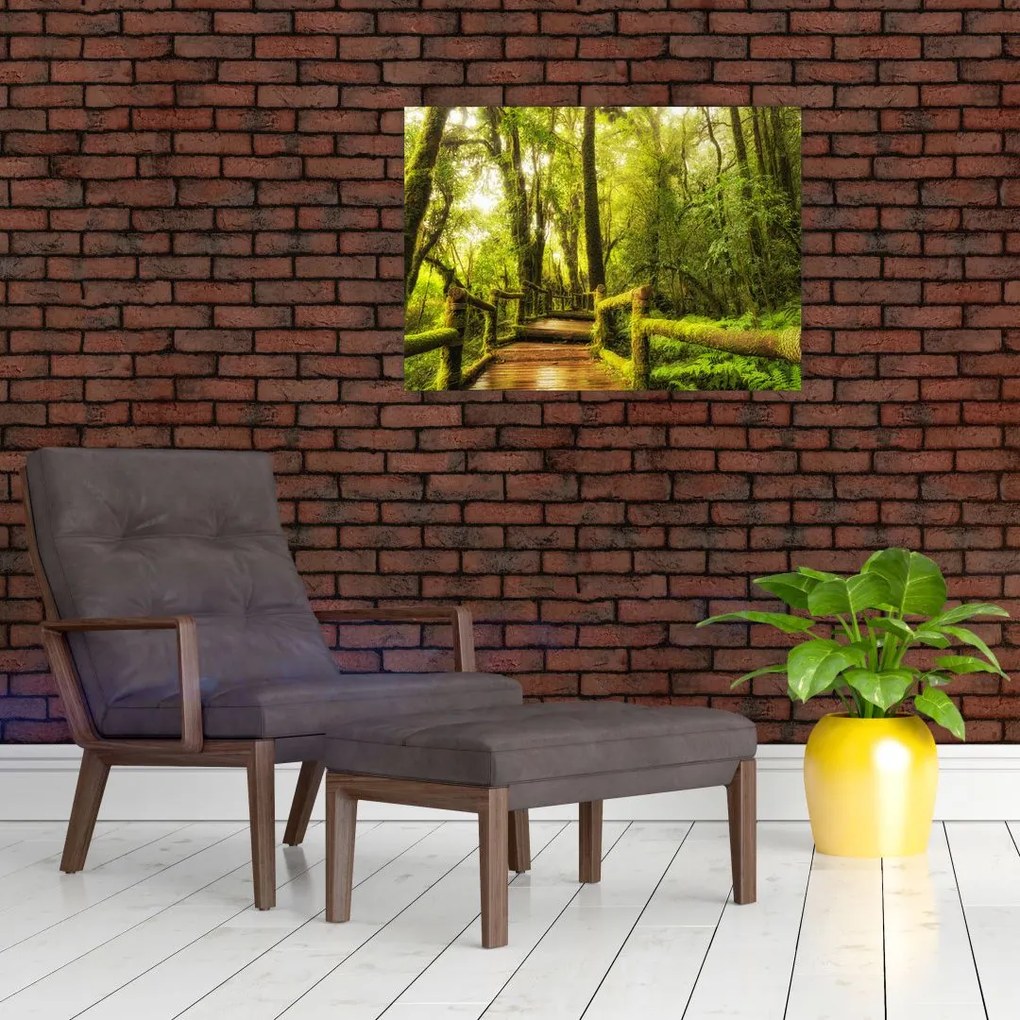Tablou junglei cu mușchi (70x50 cm)