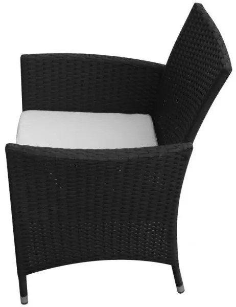 Deuba Set ratan de gradina Berlin 1+6 - negru