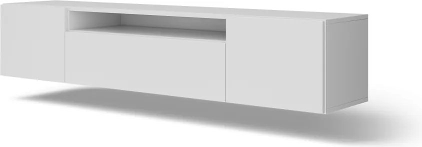 Comodă TV Femur Hanging – 200x41x40 cm – Alb