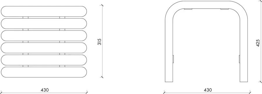 Scaun de grădină bej din metal Nokk – noo.ma