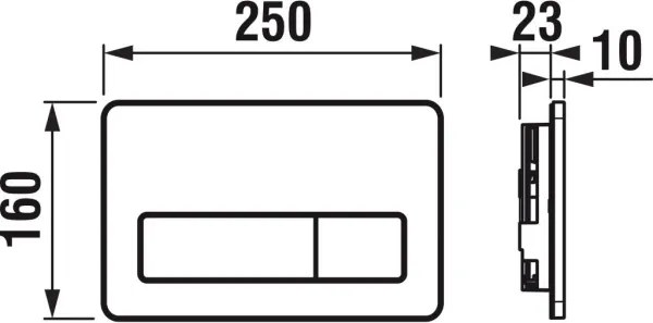 Vas WC suspendat + capac WC LYRA + plăcuță de acționare DUAL + modul pentru montaj în perete + garnitură