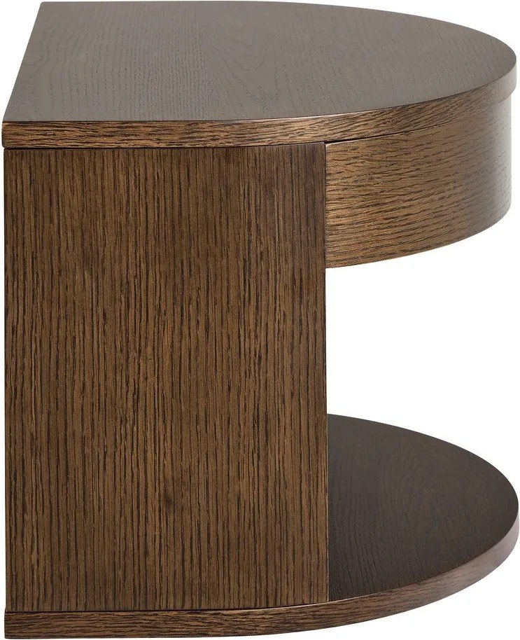 Noptieră în culoare naturală închisă cu aspect de lemn de stejar Paron – Actona