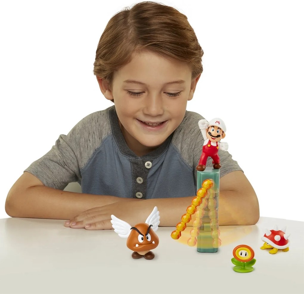 Super Mario Set de joc Lava cu figurine, 6 cm