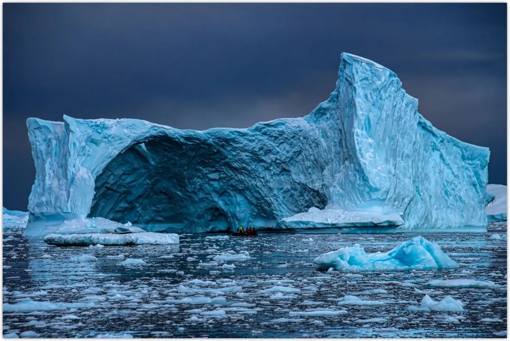 Tablou - Peștera de gheață (90x60 cm)