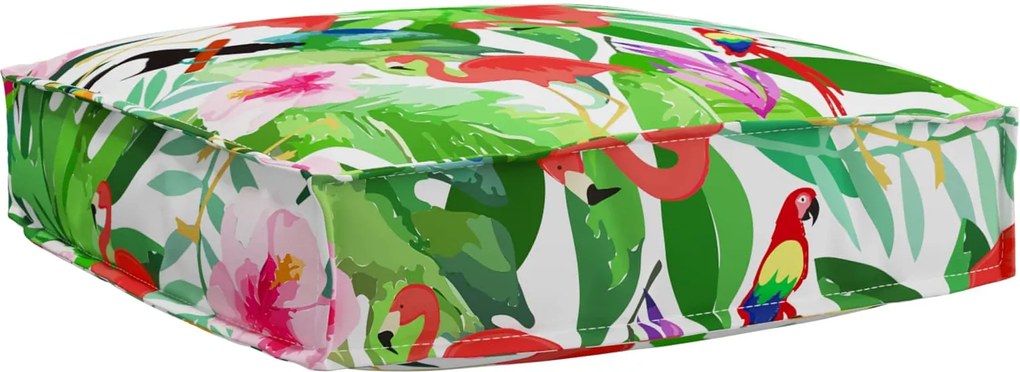 vidaXL Pernă Floral Multicolour 60 x 60 x 12 cm Material Oxford