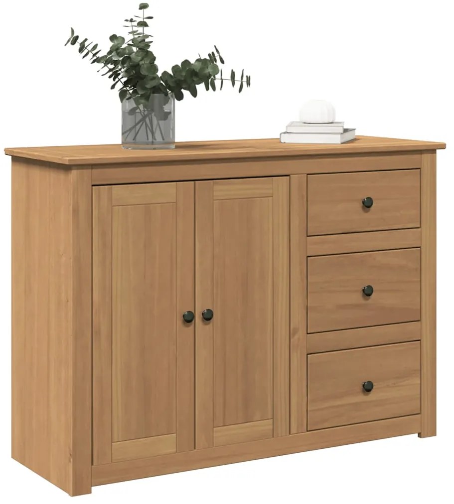 vidaXL Dulap cu sertare Panama, 112x40x80 cm, lemn masiv de pin