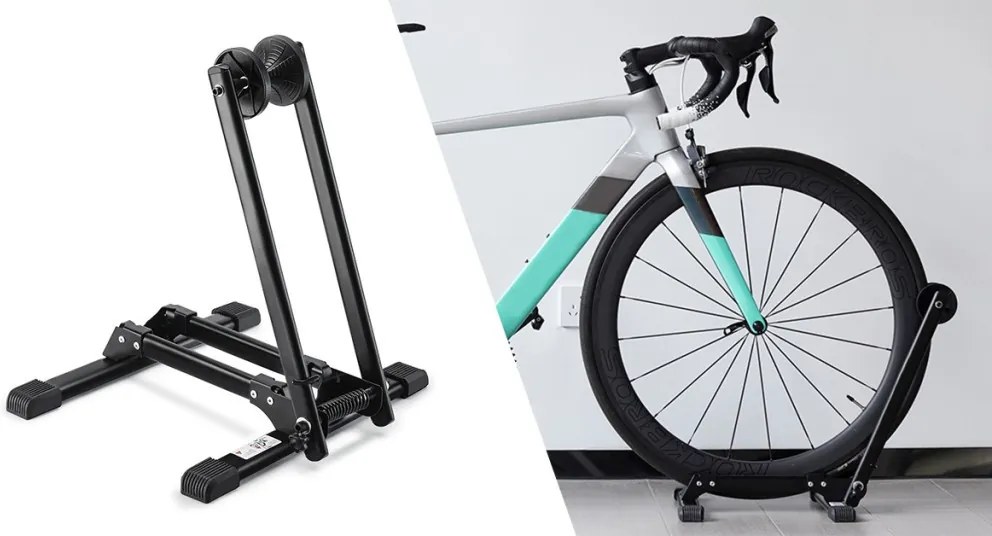 Suport pliabil pentru depozitarea bicicletelor