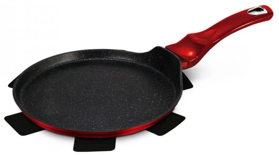 Tigaie de clatite 25 cm Black Burgundy Metallic Line Berlinger Haus BH 1666N