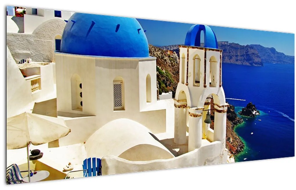 Tablou - Santorini, Grecia (120x50 cm)