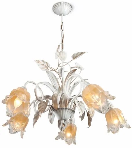 Lustră pe lanț LUCIA 5xE14/40W/230V