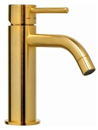 Paffoni - Baterie pentru lavoar LIGHT, finisaj auriu periat