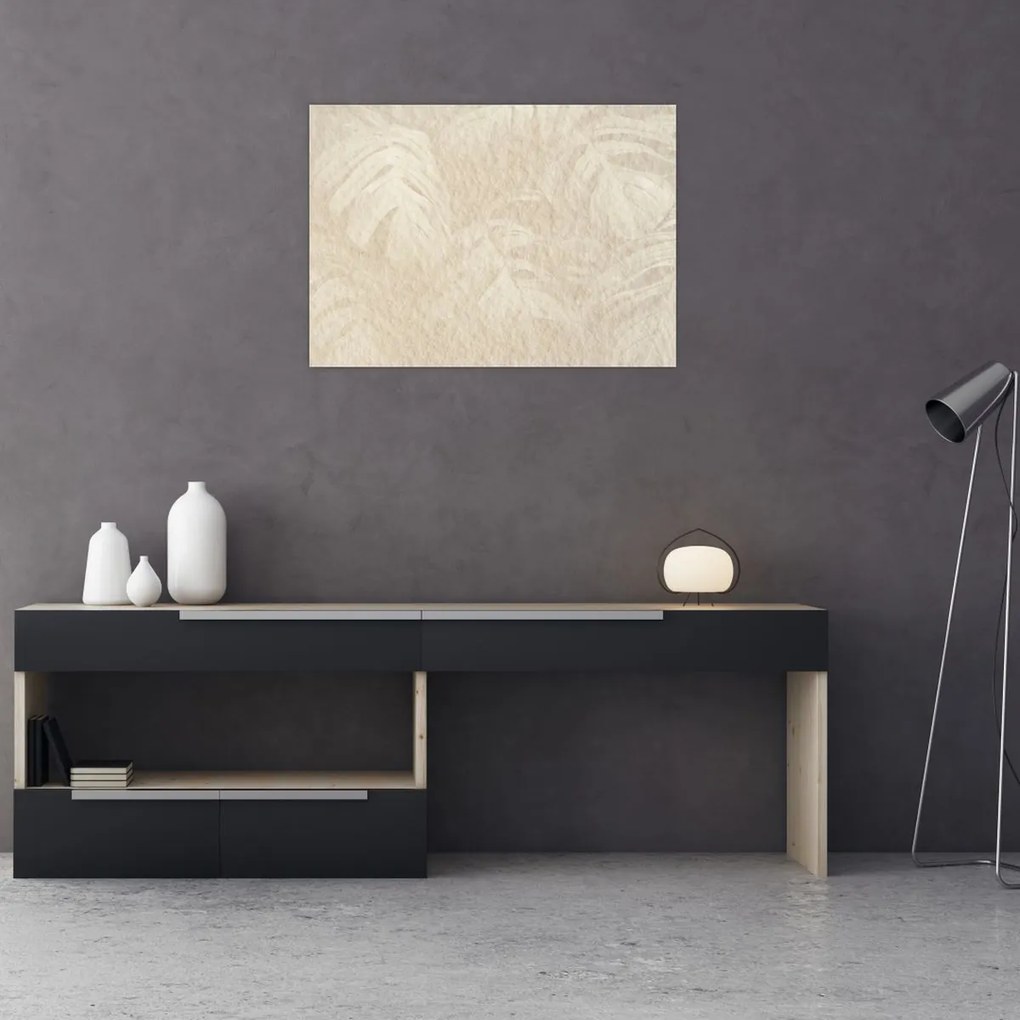 Tablou - Frunze în textură (70x50 cm)