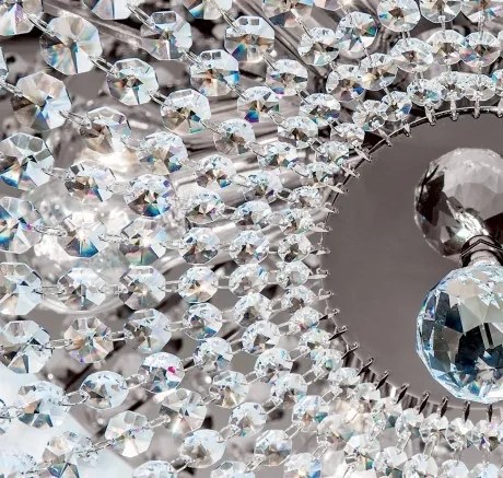 Lustra aplicata cristal Schöler design de lux Sheraton 55cm, chrome