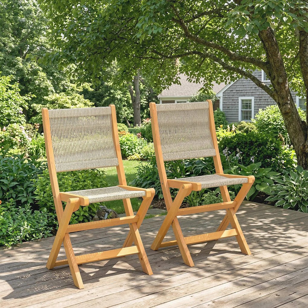 Outsunny set mobilier ratan balcon apartament terasă verandă bistrou grădină | Aosom Romania