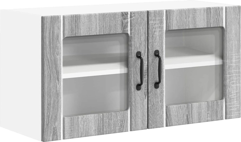 vidaXL Dulap de bucătărie Gri Sonoma 80 x 31 x 40 cm Lemn compozit