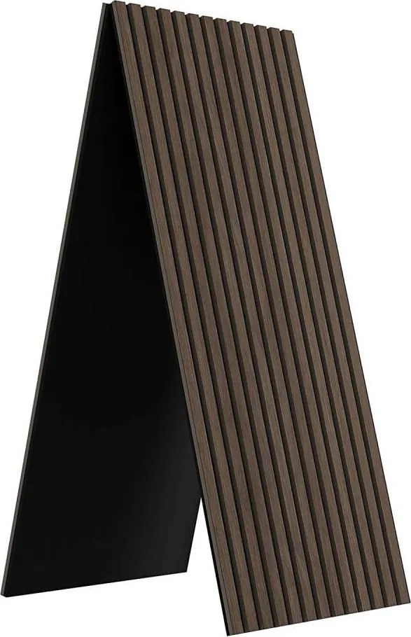 Panou acustic de perete VASALUND 240 x 52 cm, finisaj nuc