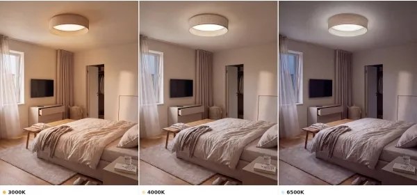 Brilagi - Plafonieră LED VELVET VARI LED/24W/230V CCT Ø 45 cm bej