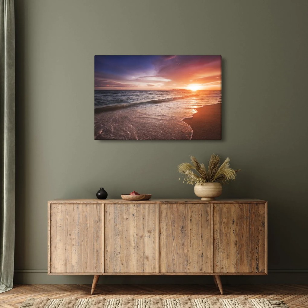 Tablou - Apus de soare în Thailanda (90x60 cm)
