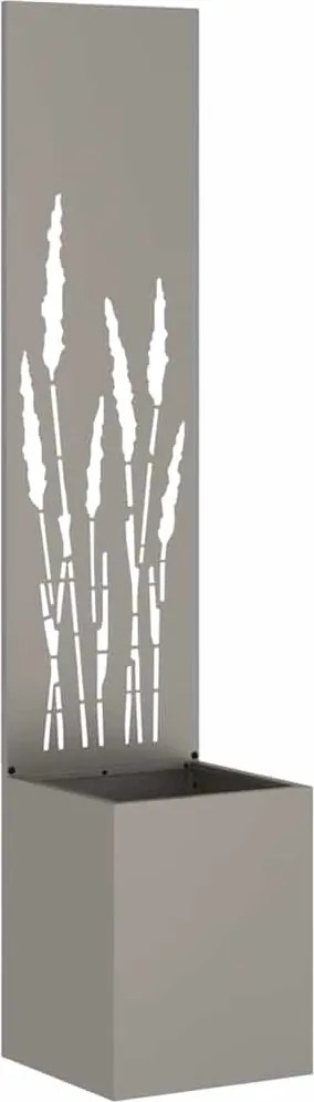 vidaXL Ecran de intimitate pentru grădină Traforaj Ruginit 32 x 140 cm