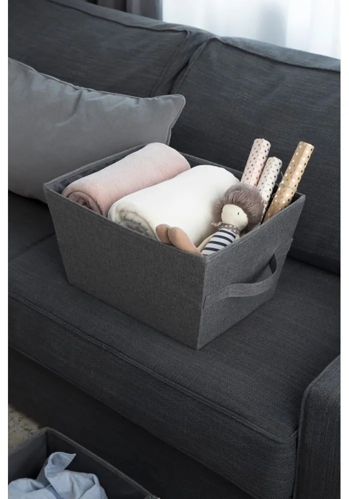 Coș de depozitare de depozitare din material textil 34,5x45x25 cm Soft Storage – Bigso Box of Sweden