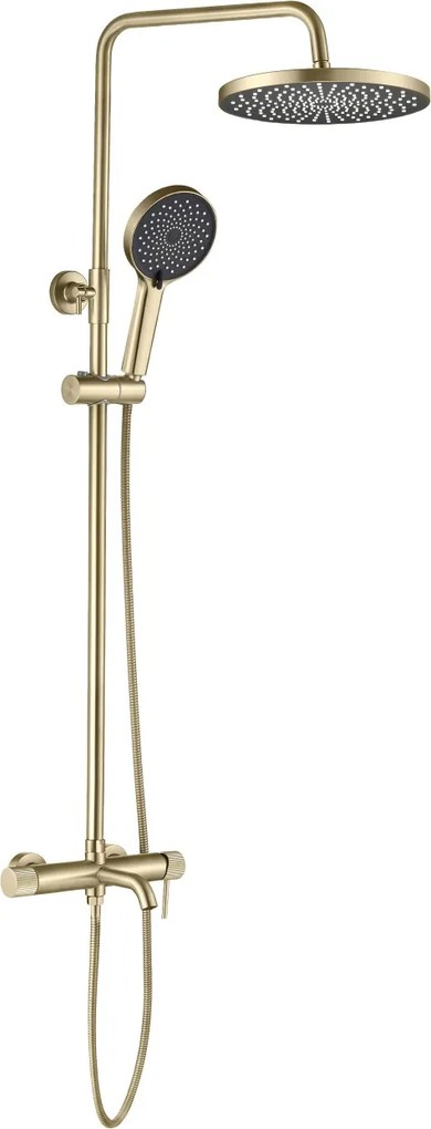 Set dus Rea Lungo Stripe Brush Gold