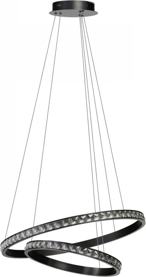 Lustra LED suspendata design circular AZALEA 60+40 3-STEP DIMM