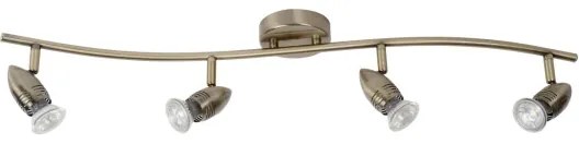 Lucide 13955/20/03 - Lampa spot LED CARO-LED 4xGU10/5W/230V bronz
