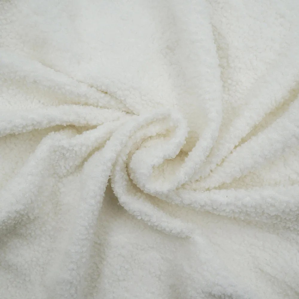 Husă crem elastică pentru canapea cu 3 locuri Laina – douceur d'intérieur