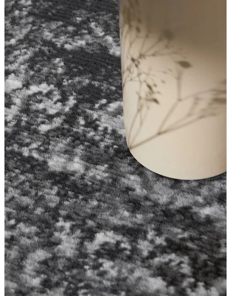 Covor gri rotund ø 120 cm Gloria Lydia – Hanse Home