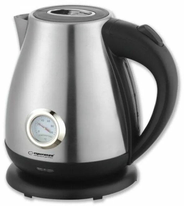 Fierbator electric Esperanza Thames EKK029 cu termometru 2200W 1.7lInox