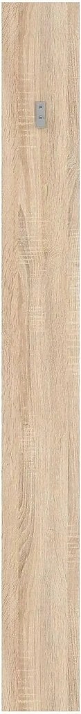 Cuier pentru hol NEPO PLUS, stejar sonoma, PAL laminat, 15x2x135 cm