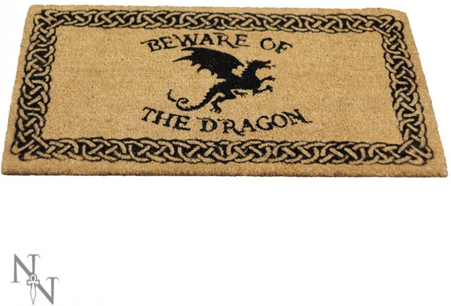 Preș ușă intrare Atenție la dragon