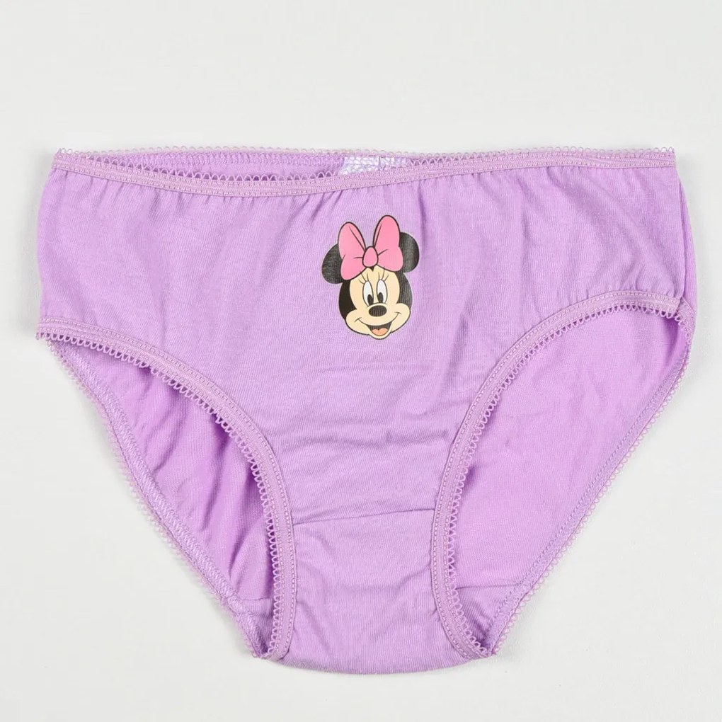 Disney Minnie Purple Dots lenjerie pentru copii, chiloți 3 bucăți/pachet 5 - 6 ani / 110 - 116 cm