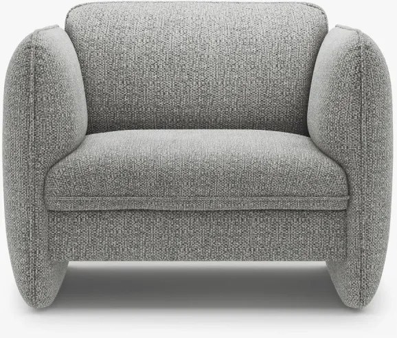 Fotoliu Georgia chenille Silencio L105 cm