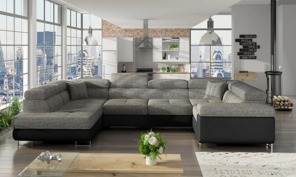 Coltar extensibil Letto pe stanga Berlin 01/Soft 11