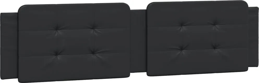 vidaXL Pernă pentru tăblie pat, Zadar, negru, 193 cm, piele artificială
