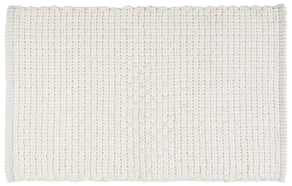 Covoraș de baie alb din material textil 50x80 cm Ecoli – Wenko