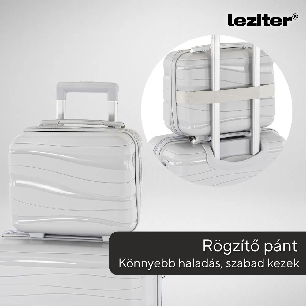 TraveLux Voyager valiză mică de mână cu capac dur 26x31x14 cm aur roz