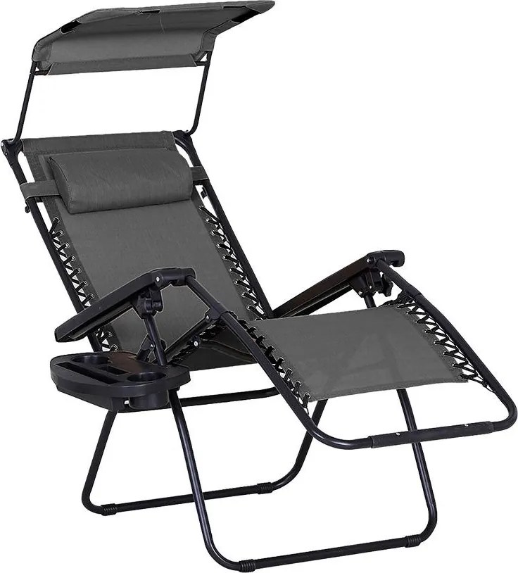 Fotoliu de relaxare Avenberg PALMAS - gri