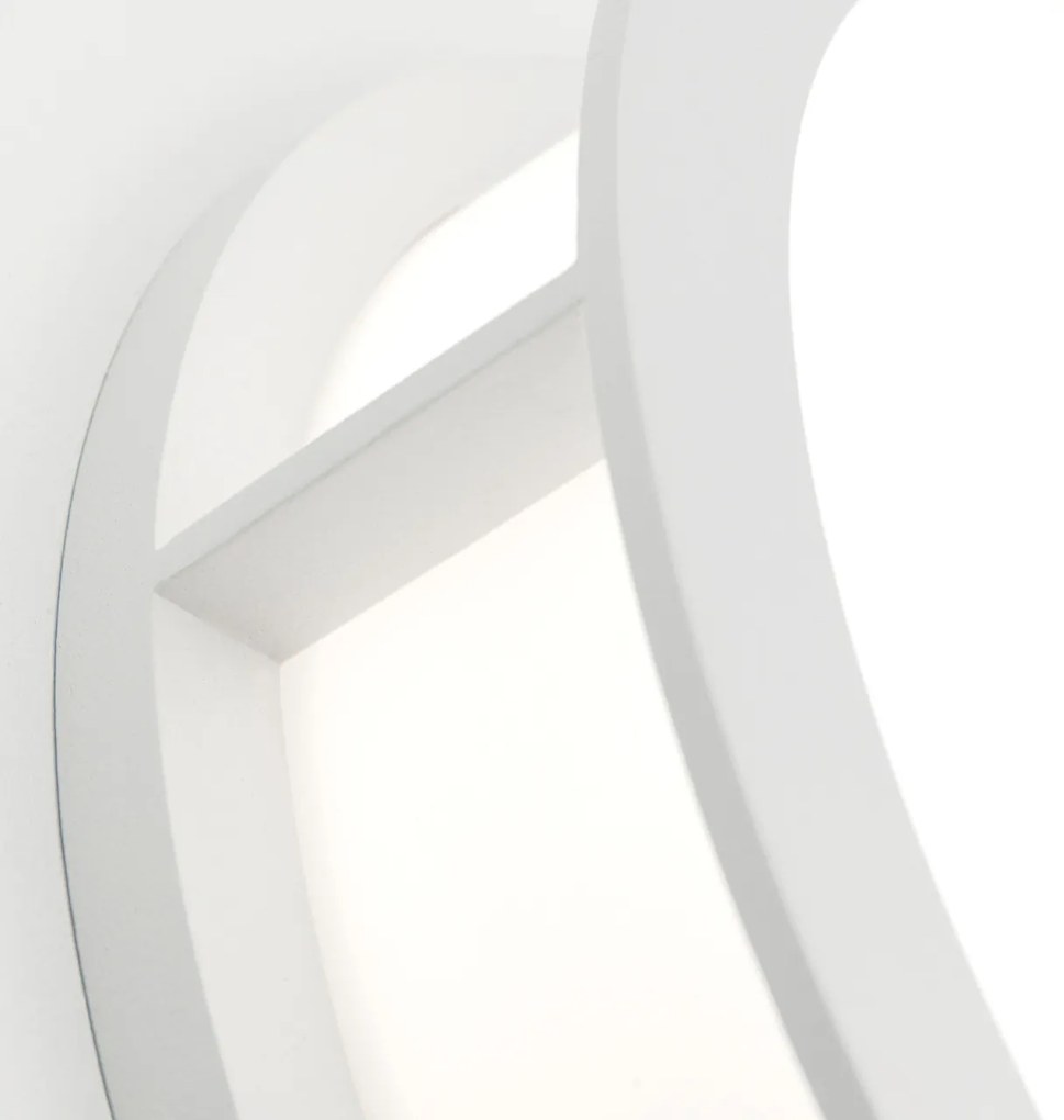 Plafoniera de exterior, protectie IP44, Henry alba