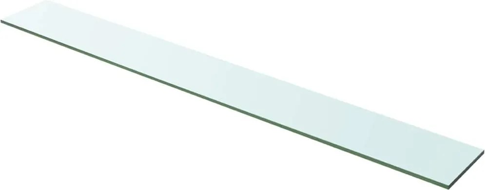 vidaXL Raft din sticlă transparentă, 100 x 12 cm