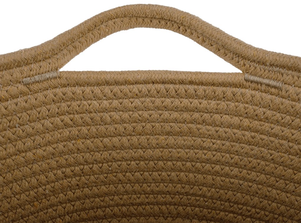 Coş tricotat natural/ model/ negru, 35x45 cm VIDAN